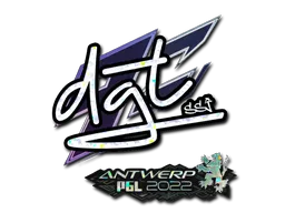 Sticker | dgt (Glitter) | Antwerp 2022