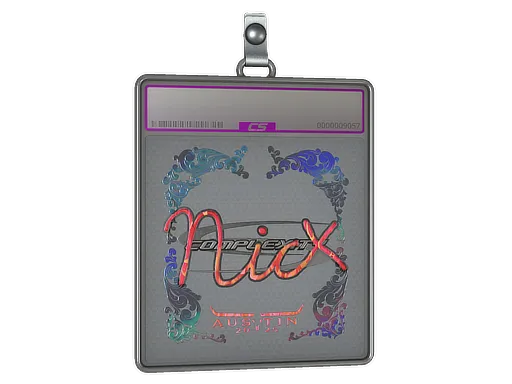 Sticker Slab | nicx (Holo) | Austin 2025