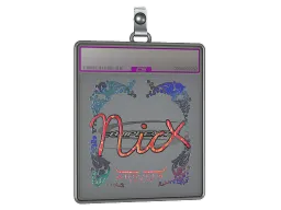 Sticker Slab | nicx (Holo) | Austin 2025