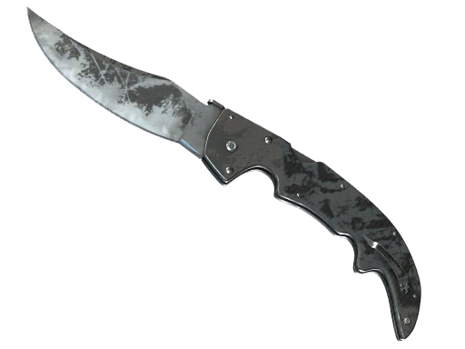 ★ StatTrak™ Falchion Knife | Night (Battle-Scarred)