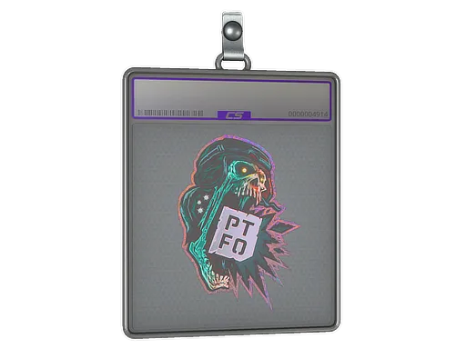 Sticker Slab | PTFO (Holo)