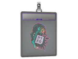 Sticker Slab | PTFO (Holo)