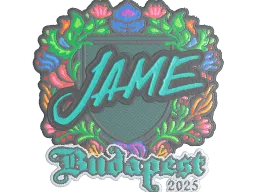 Sticker | Jame (Embroidered) | Budapest 2025
