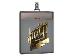 Sticker Slab | hutji (Gold) | Boston 2018