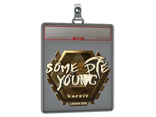 Sticker Slab | sdy (Gold) | London 2018