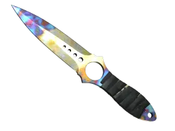 ★ StatTrak™ Skeleton Knife | Case Hardened (Well-Worn)