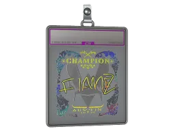 Sticker Slab | FlameZ (Holo, Champion) | Austin 2025