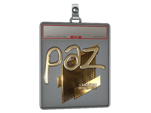 Sticker Slab | paz (Gold) | Boston 2018