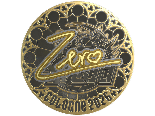 Sticker | Zero (Gold) | Cologne 2026