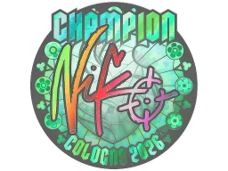 Sticker | NiKo (Holo, Champion) | Cologne 2026