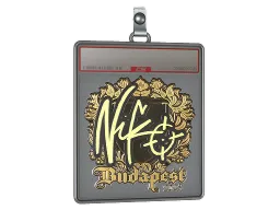 Sticker Slab | NiKo (Gold) | Budapest 2025