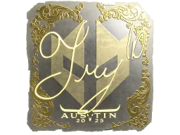 Sticker | TRY (Gold) | Austin 2025