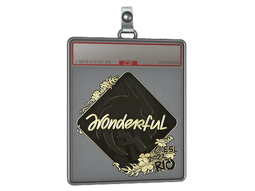 Sticker Slab | w0nderful (Gold) | Rio 2022