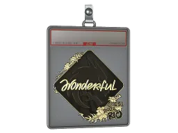 Sticker Slab | w0nderful (Gold) | Rio 2022