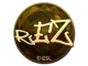 Sticker | REZ (Gold) | Katowice 2019 CS2 skin