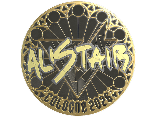 Sticker | aliStair (Gold) | Cologne 2026