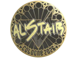 Sticker | aliStair (Gold) | Cologne 2026