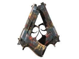 Dual Berettas | Hideout (Well-Worn)