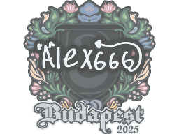 Sticker | alex666 | Budapest 2025