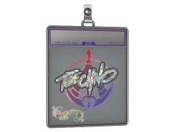 Sticker Slab | Techno4K (Glitter) | Paris 2023