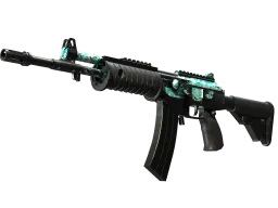 Galil AR | Aqua Terrace (Battle-Scarred)