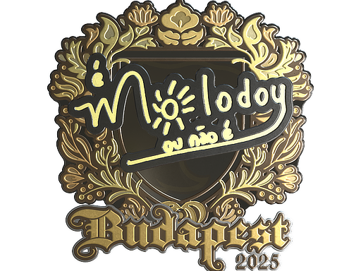 Sticker | molodoy (Gold) | Budapest 2025 skin