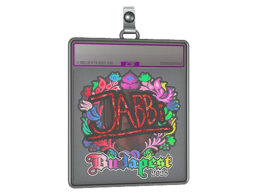 Sticker Slab | jabbi (Holo) | Budapest 2025