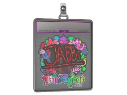 Sticker Slab | jabbi (Holo) | Budapest 2025