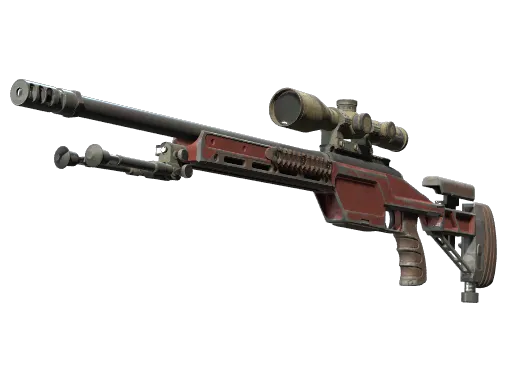 SSG 08 | Red Stone (Battle-Scarred)