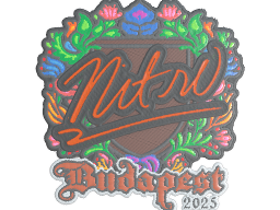 Sticker | nitr0 (Embroidered) | Budapest 2025