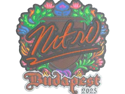 Sticker | nitr0 (Embroidered) | Budapest 2025