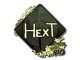 Sticker | HexT (Gold) | Rio 2022 CS2 skin