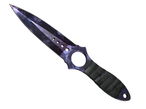 ★ StatTrak™ Skeleton Knife | Doppler (Factory New) Black Pearl