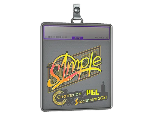 Sticker Slab | s1mple (Holo) | Stockholm 2021