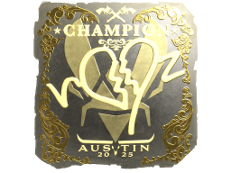 Sticker | ropz (Gold, Champion) | Austin 2025