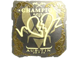Sticker | ropz (Gold, Champion) | Austin 2025