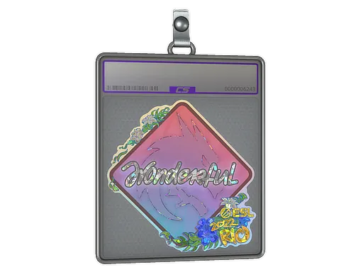 Sticker Slab | w0nderful (Glitter) | Rio 2022