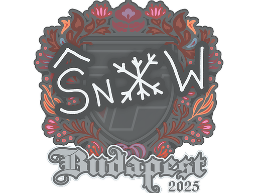 Sticker | snow | Budapest 2025