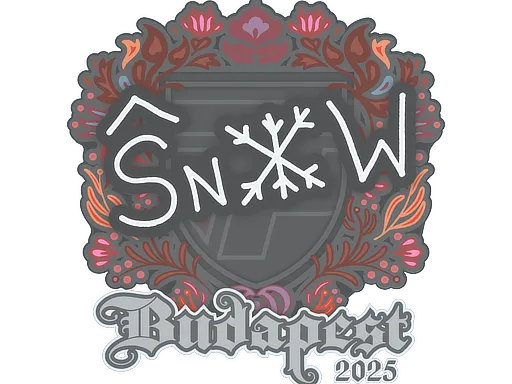 Sticker | snow | Budapest 2025