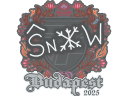 Sticker | snow | Budapest 2025