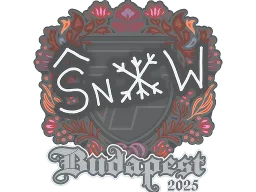 Sticker | snow | Budapest 2025