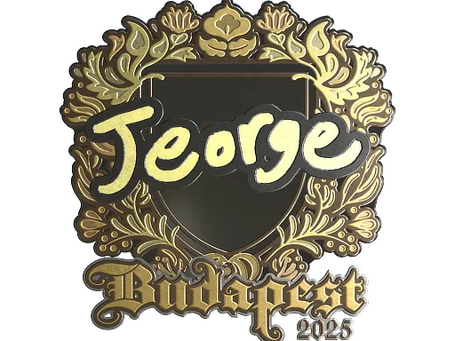 Sticker | jeorge (Gold) | Budapest 2025