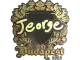 Sticker | jeorge (Gold) | Budapest 2025 CS2 skin