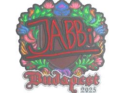 Sticker | jabbi (Embroidered) | Budapest 2025
