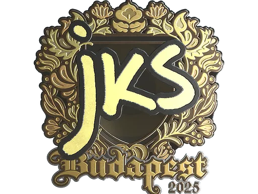 Sticker | jks (Gold) | Budapest 2025