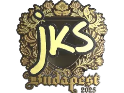 Sticker | jks (Gold) | Budapest 2025