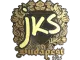 Sticker | jks (Gold) | Budapest 2025 CS2 skin
