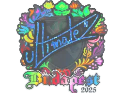 Sticker | ultimate (Holo) | Budapest 2025