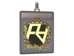 Sticker Slab | Rare Atom (Gold) | Budapest 2025