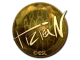Sticker | tiziaN (Gold) | Katowice 2019 CS2 skin